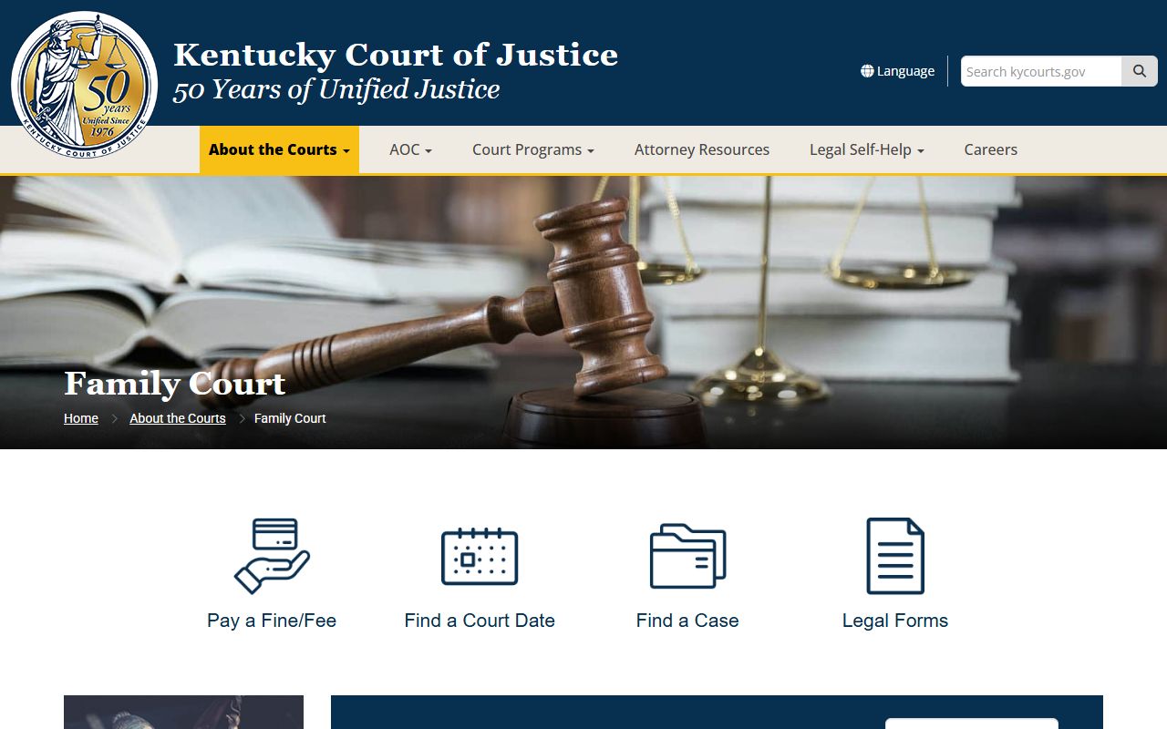 Kenton County court dockets Kentucky Family Court overview