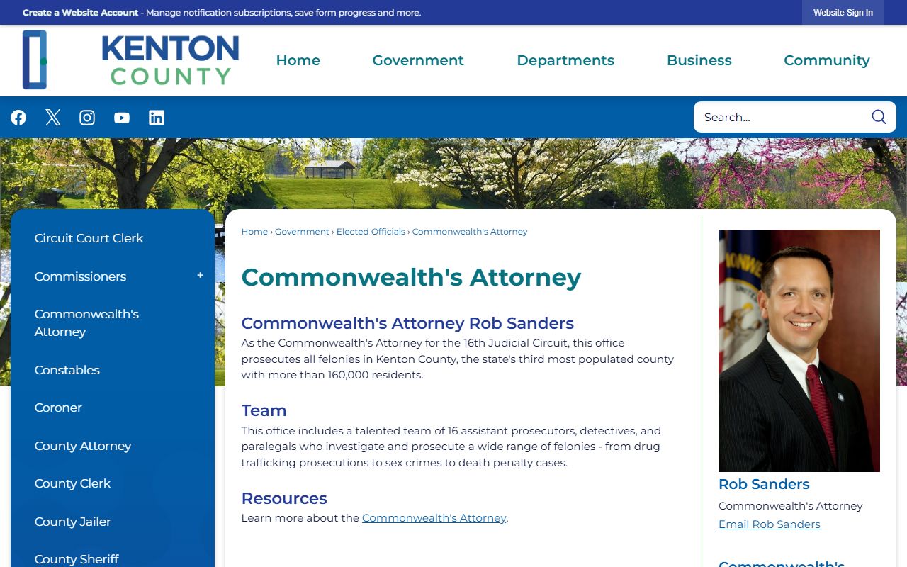 Kenton County criminal court records Commonwealth's Attorney office source