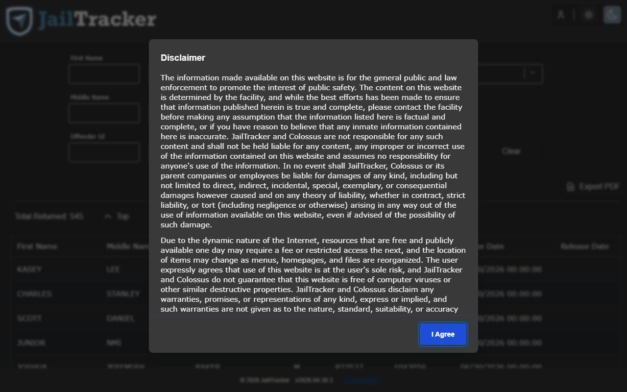 Kenton County inmate search JailTracker public roster