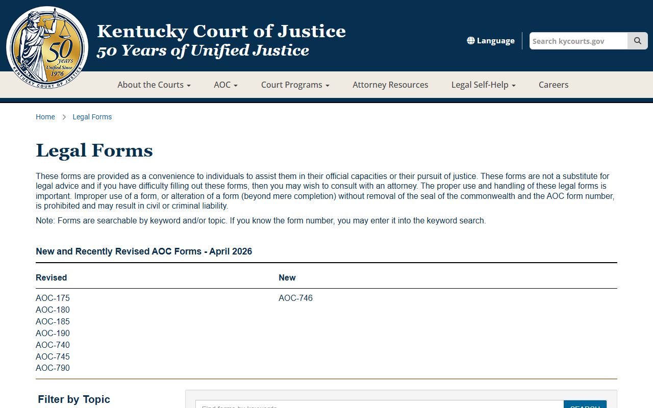 Kenton County probate records Kentucky legal forms source